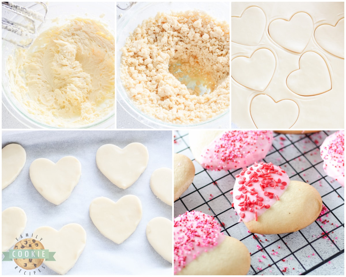 How to make Valentine Heart cookies