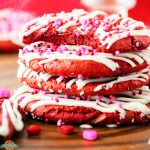 Red Velvet Valentines Cake Mix Cookies