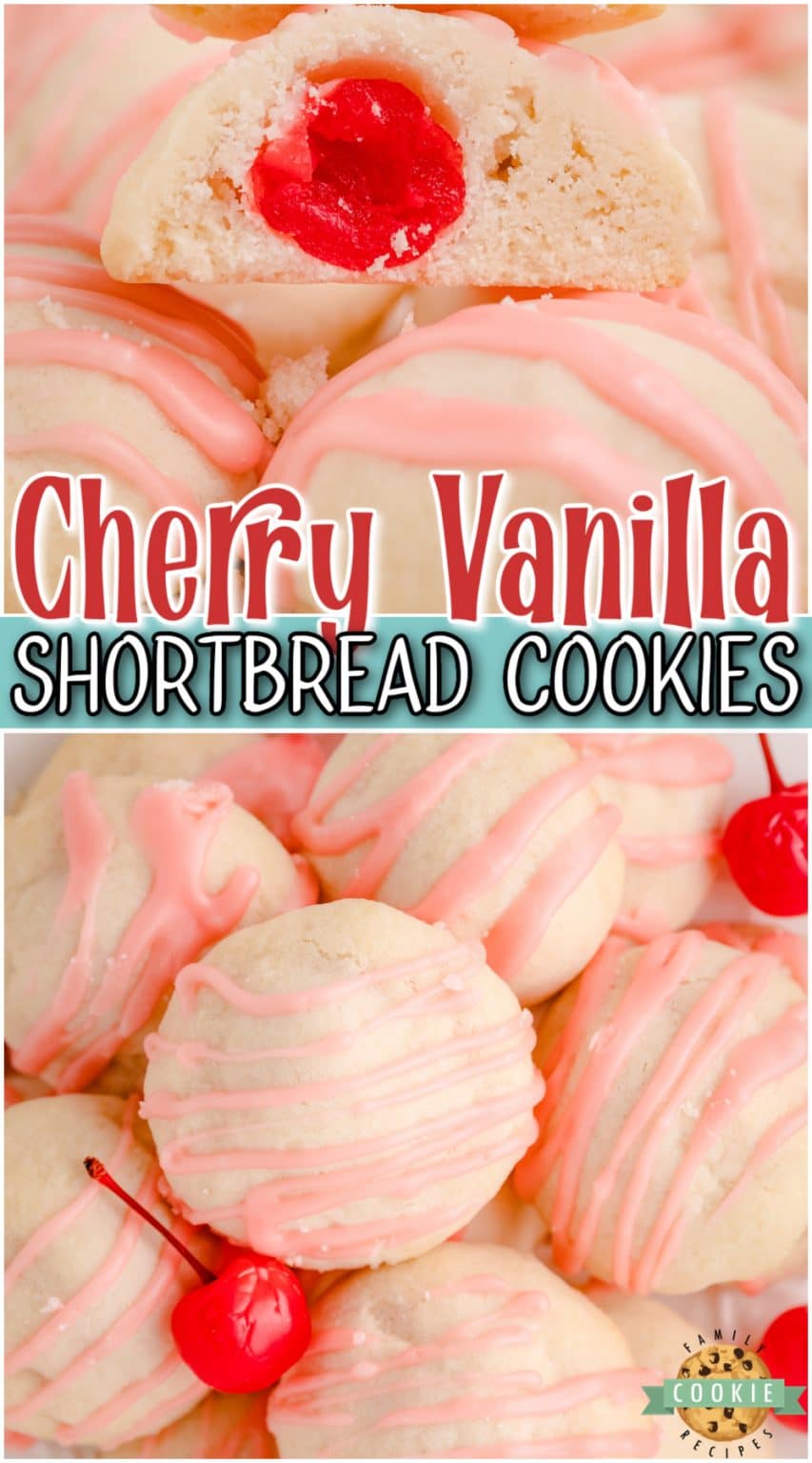 CHERRY SHORTBREAD COOKIES Family Cookie Recipes