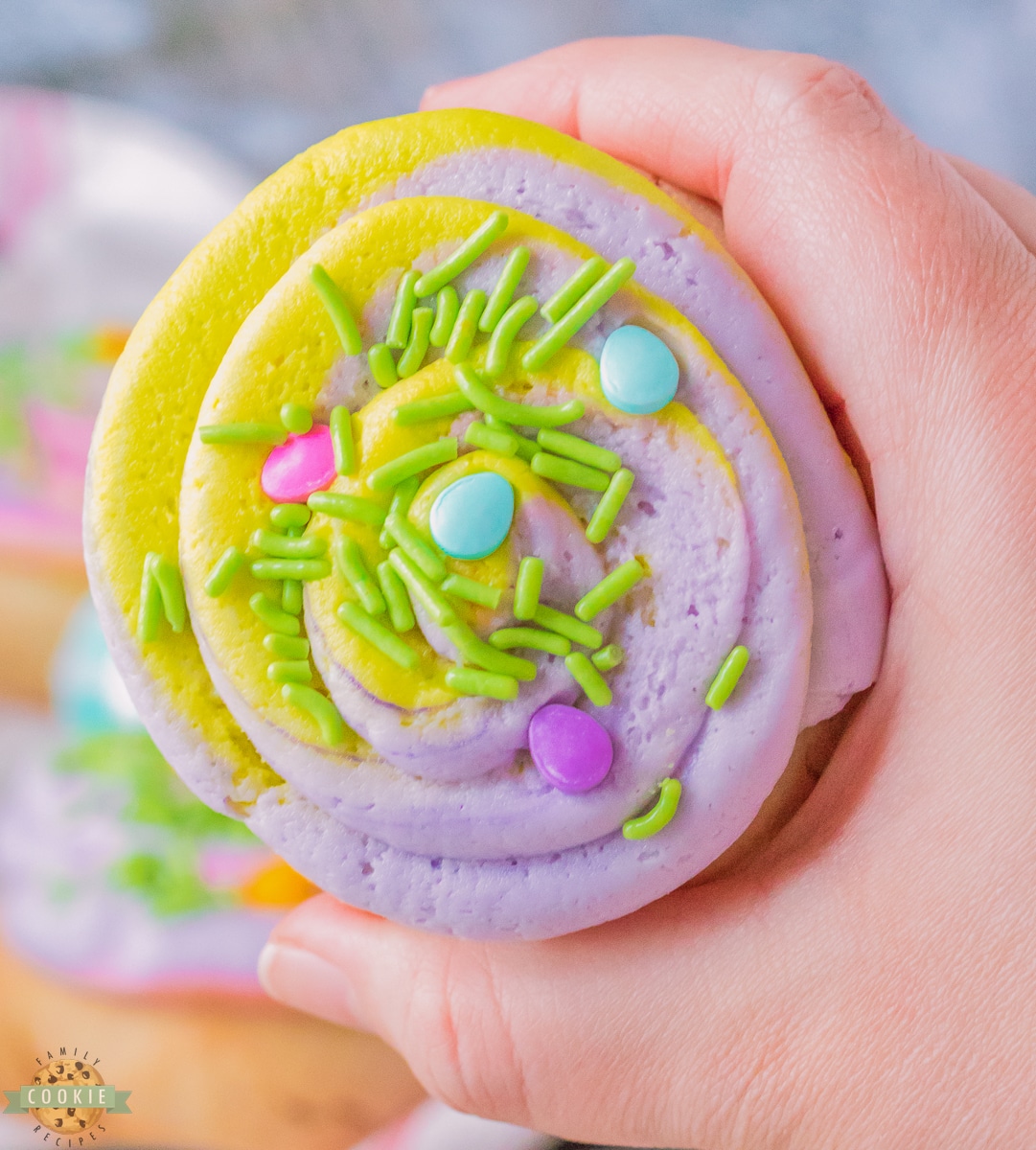 Frosted Lemon Easter Cookies