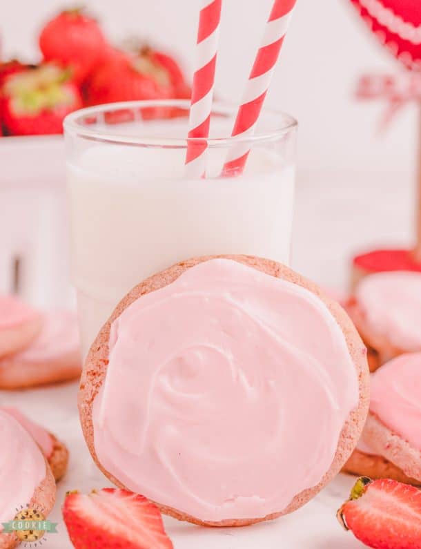 FROSTED STRAWBERRY COOL WHIP COOKIES Family Cookie Recipes