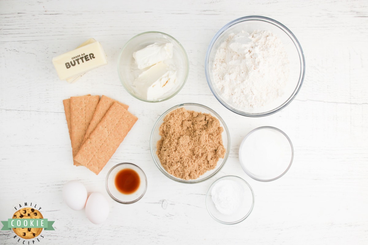 Ingredients in Cheesecake Cookies