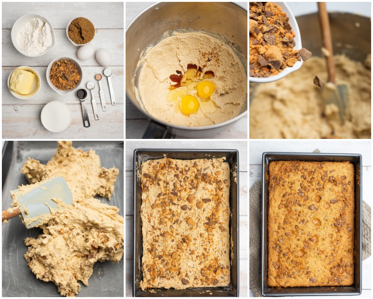 how to make butterfinger cookie bars