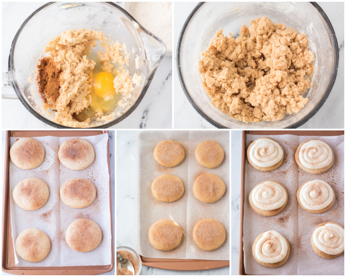 how to make Jumbo snickerdoodle cookies