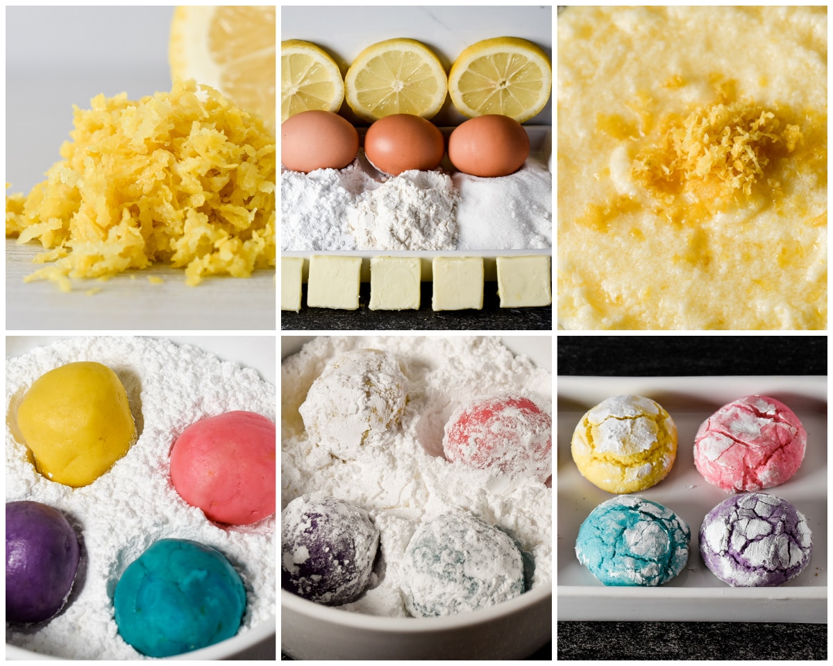 how to make lemon crinkle cookies