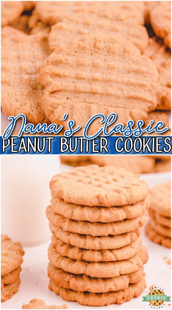 GRANDMA'S PEANUT BUTTER COOKIES Family Cookie Recipes