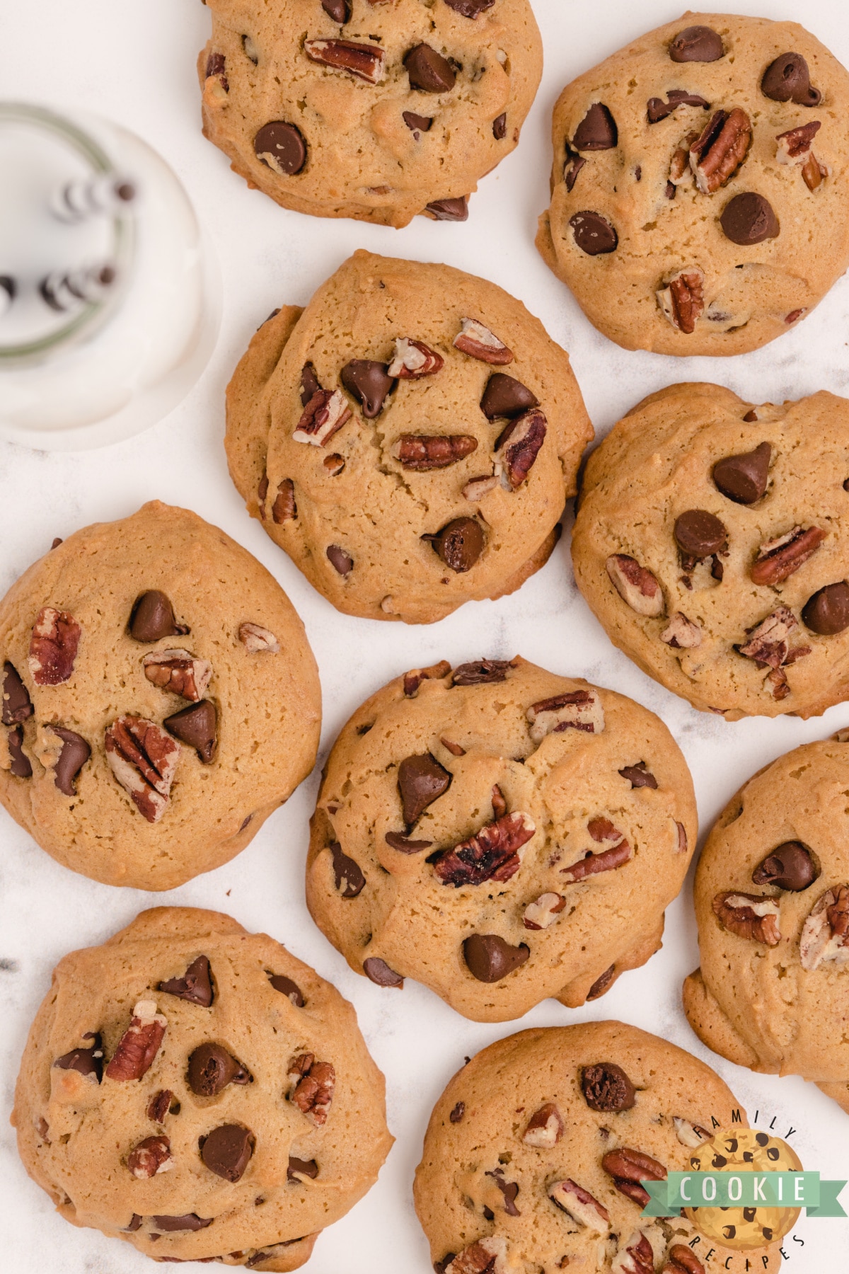 Honey Maple Chocolate Chip Cookies made with honey, maple syrup, pecans and chocolate chips. Amazingly flavorful and unique chocolate chip cookie recipe!