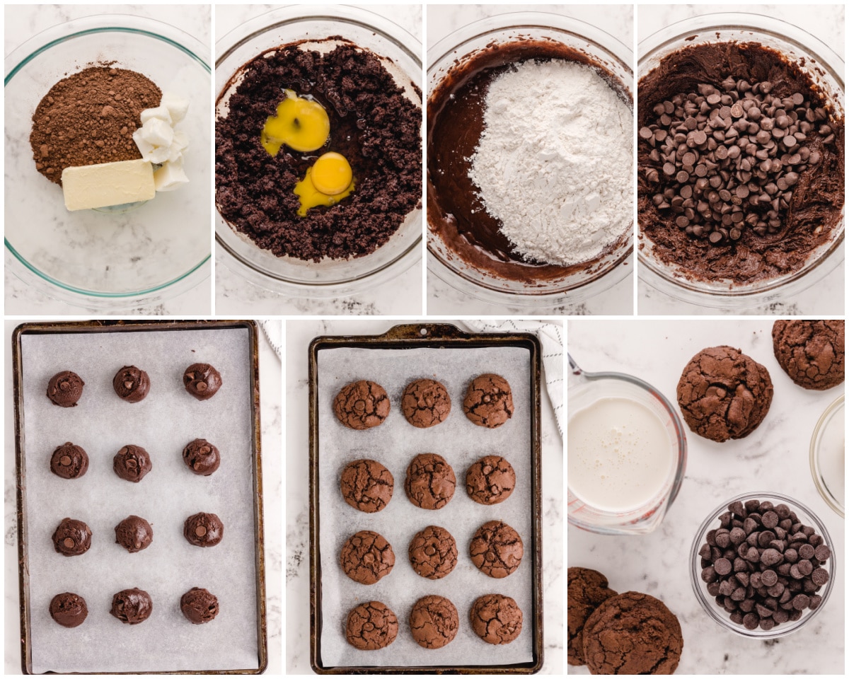 how to make chocolate brownie cookies