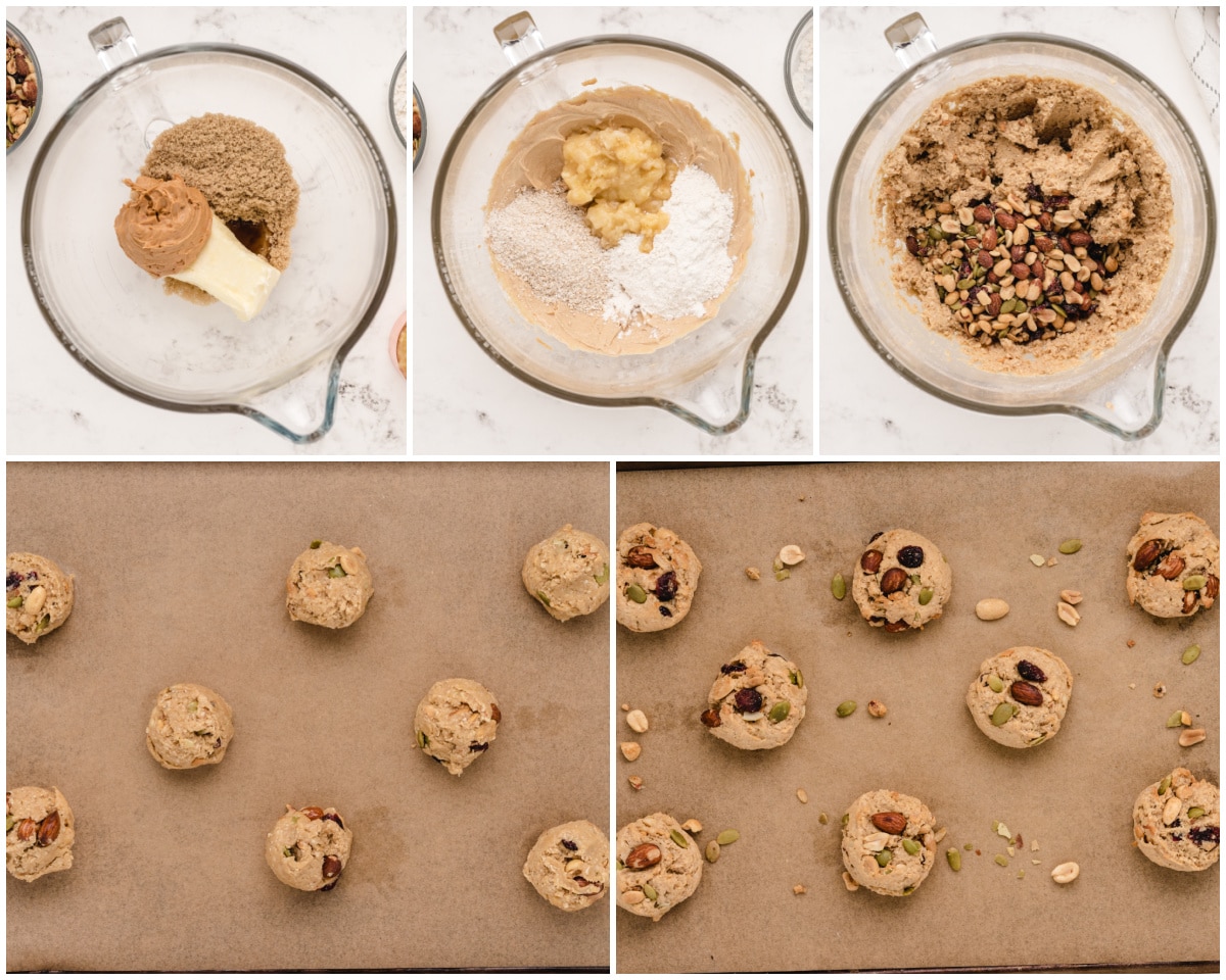 how to make trail mix peanut butter cookies