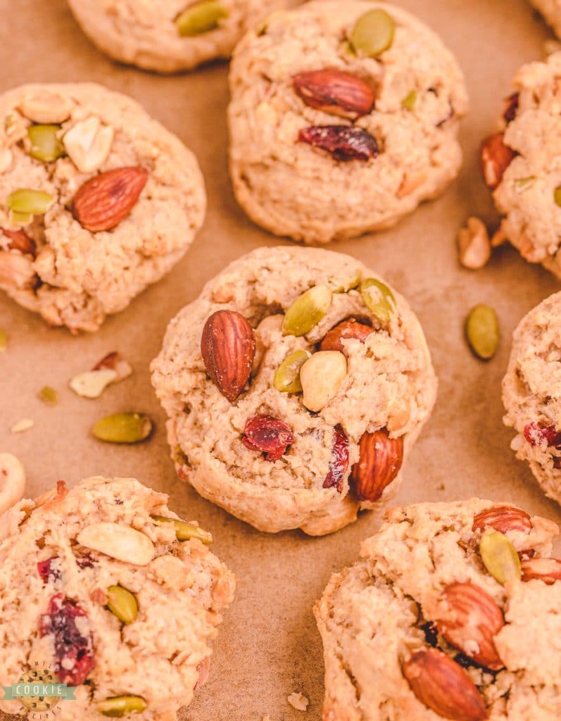 trail mix peanut butter cookies