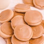 platter of brown sugar cookies