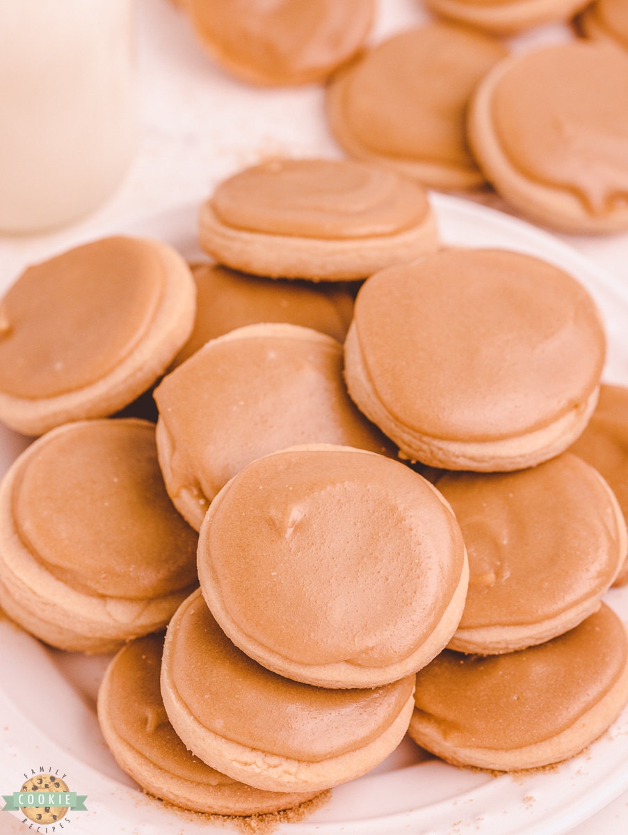 platter of sugar cookies