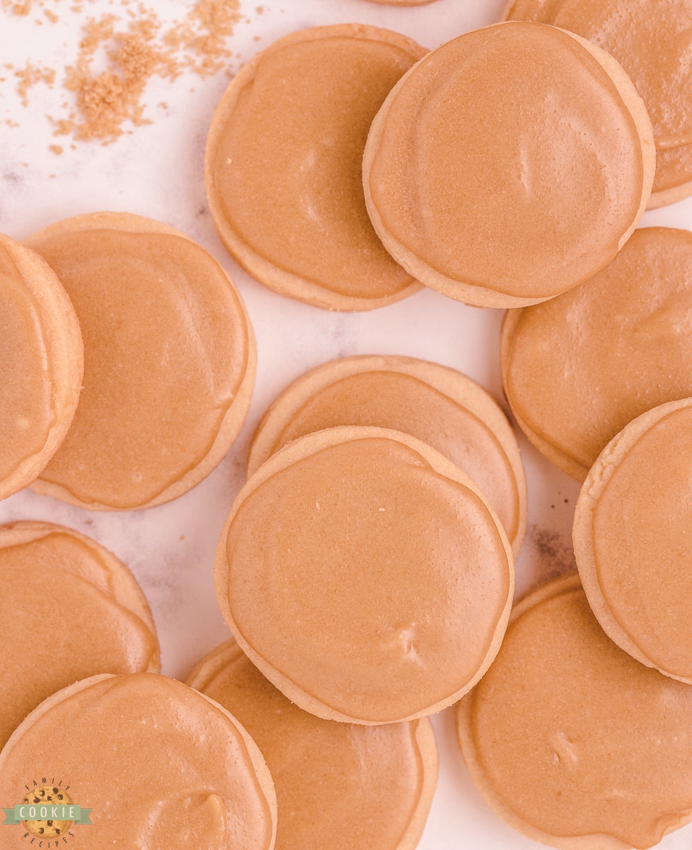 round brown sugar cookies