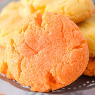 orange jello cake mix cookie
