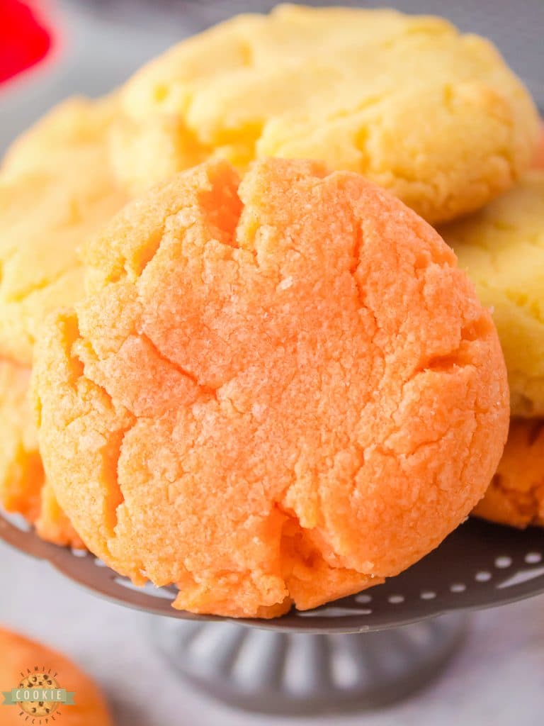 orange jello cake mix cookie