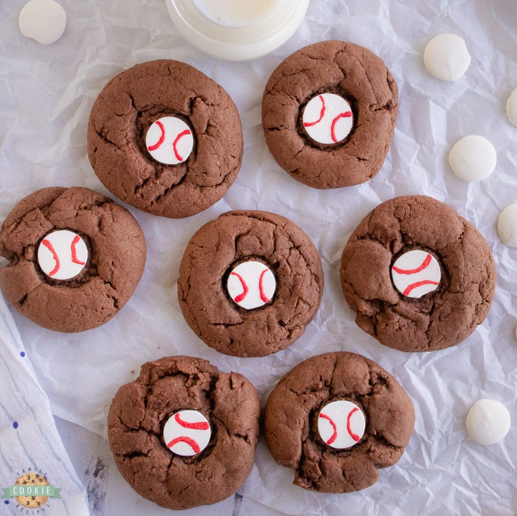 easy baseball cookies