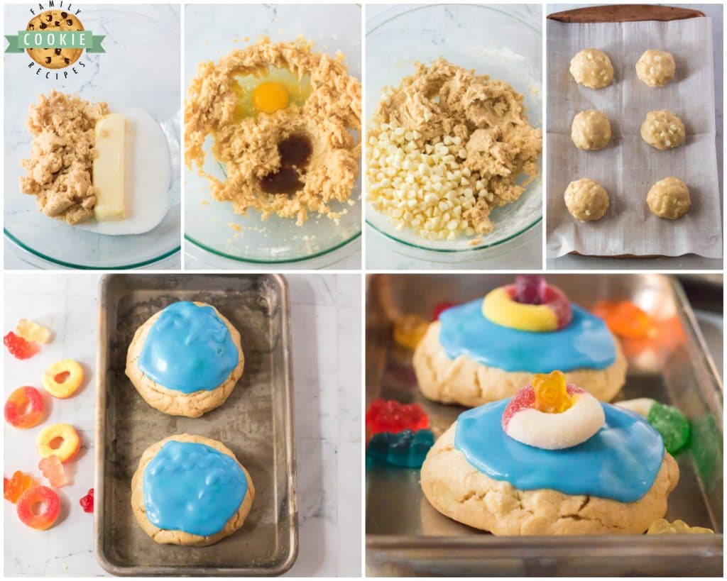 how to make creamsicle pool party cookies