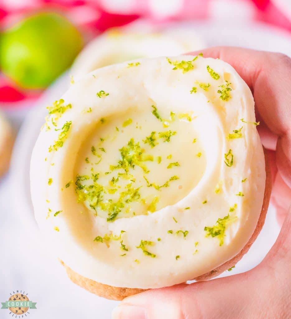 jumbo key lime pie cookie