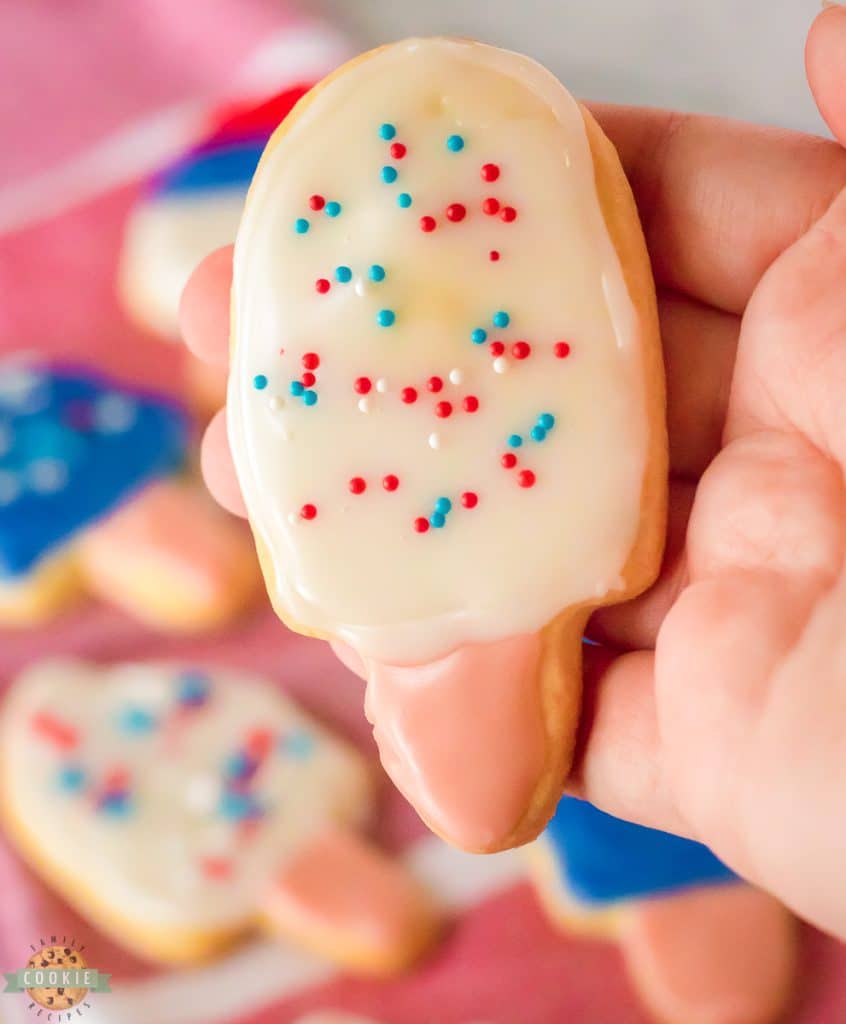 popsicle cookies with sprinkles