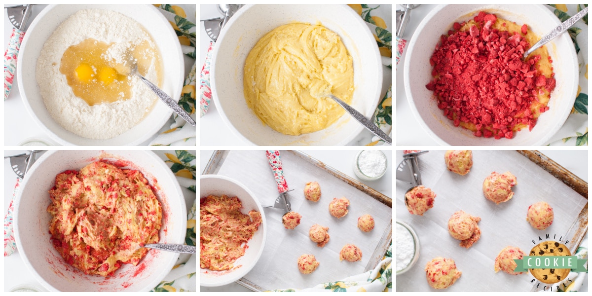 How to make Strawberry Lemonade Cake Mix Cookies