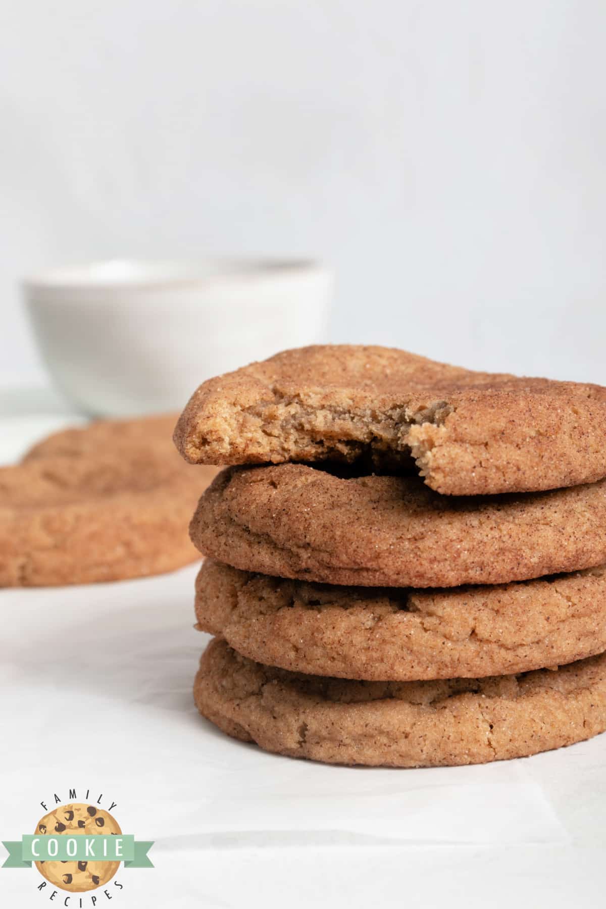 Apple Snickerdoodle Cookies are soft, chewy and full of apple flavor. Made with apple butter and rolled in cinnamon sugar for an irresistible cookie that’s perfect for the fall!