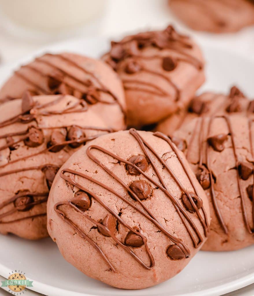 chocolate cheesecake cookies