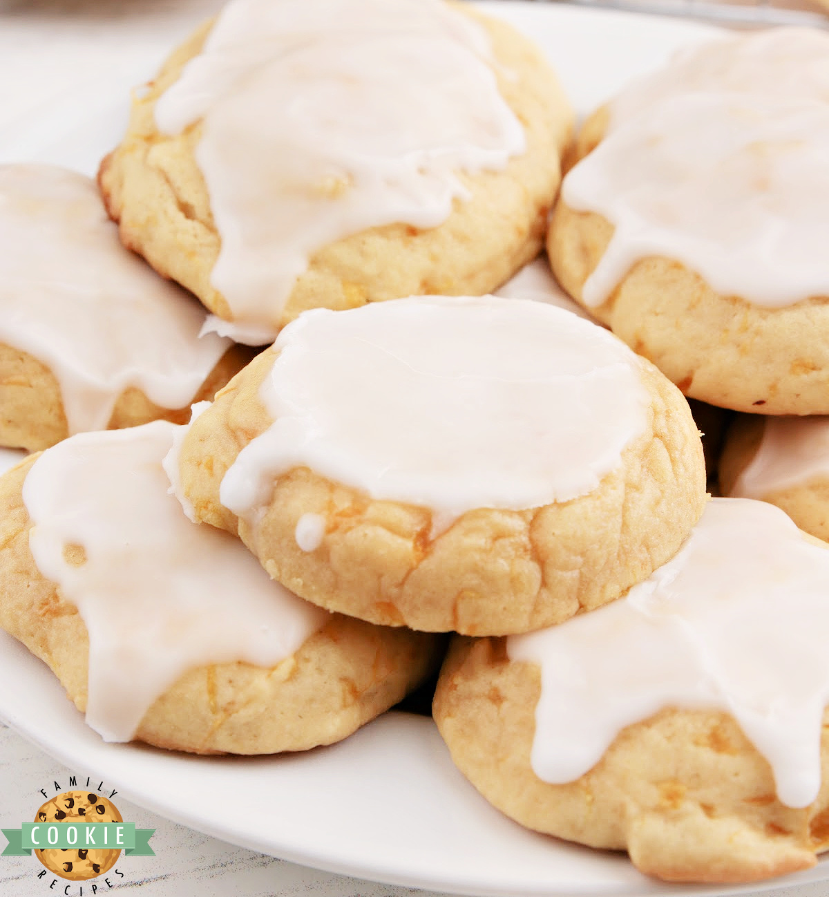 Bright, soft glazed mandarin orange cookies made with real mandarins and an easy orange glaze&mdash;perfect for spring baking.