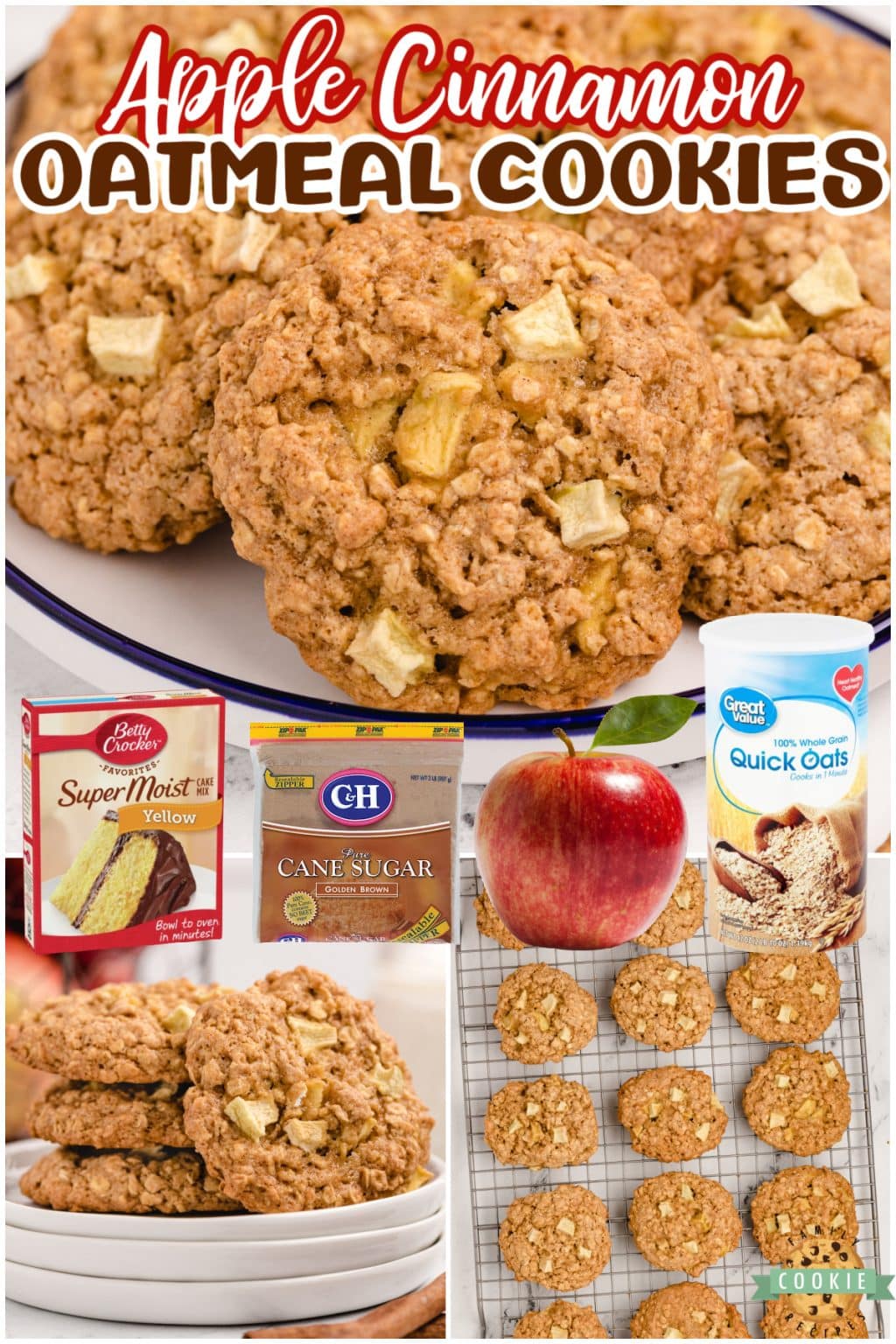 APPLE CINNAMON OATMEAL COOKIES Family Cookie Recipes