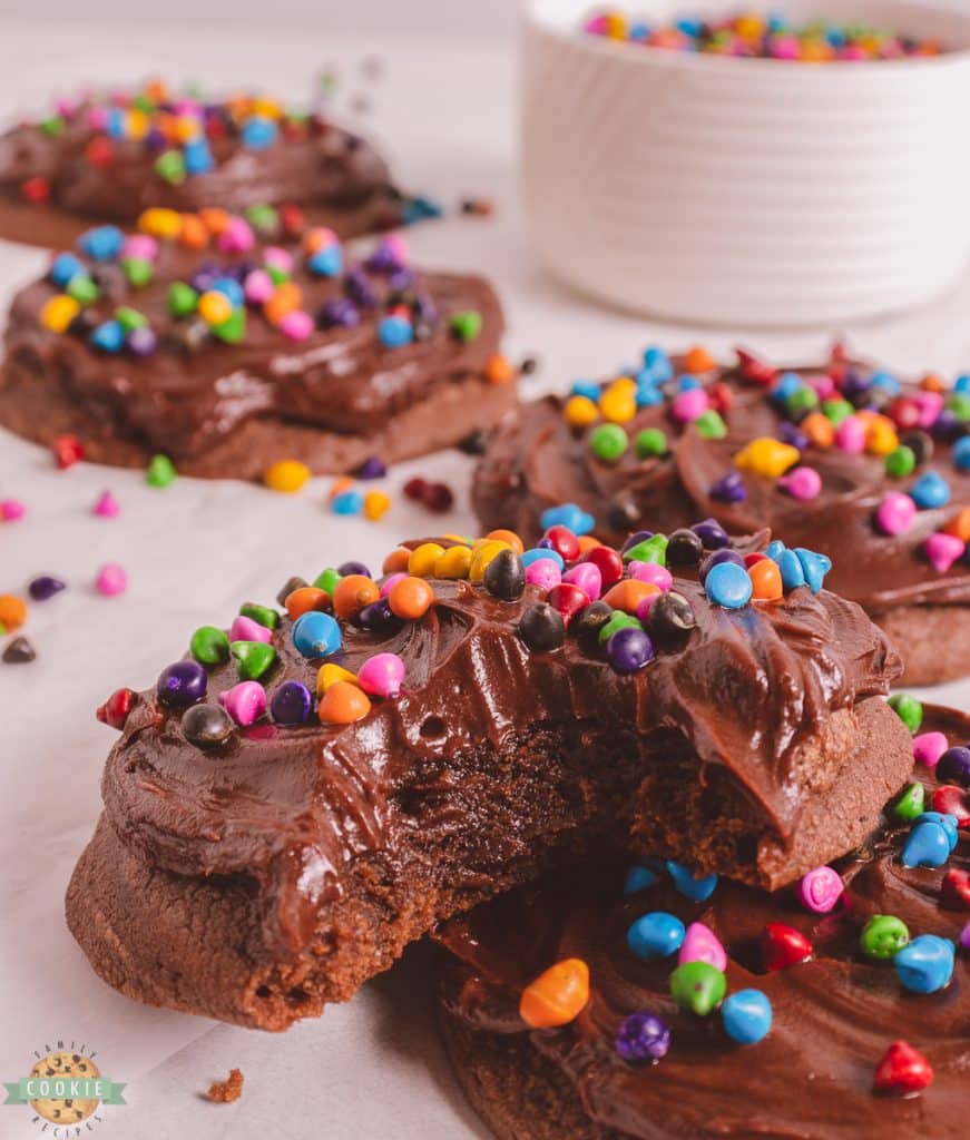 pile of cosmic brownie cookies