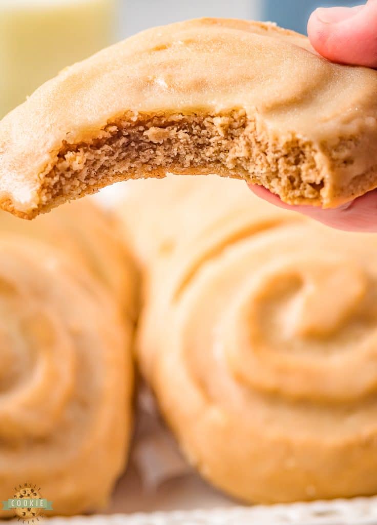 bite of honey bun cookies