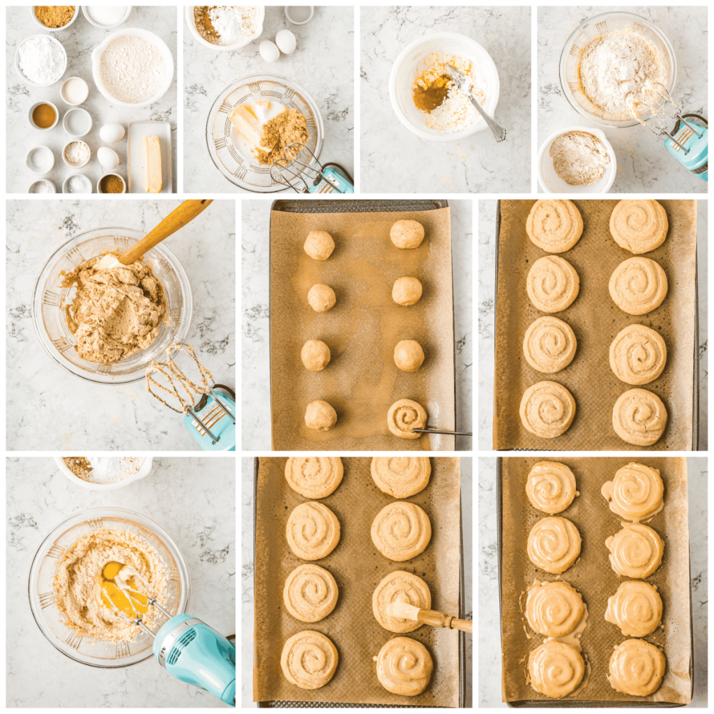 how to make Crumbl copycat Honey Bun Cookies