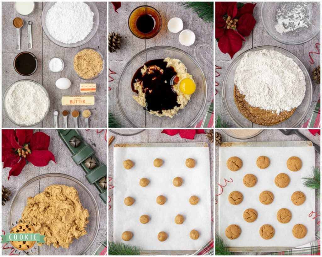 how to make iced ginger molasses cookies