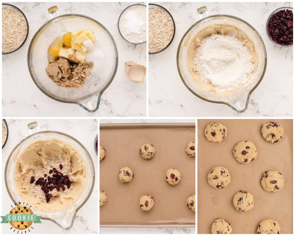 how to make Oatmeal Craisin cookies
