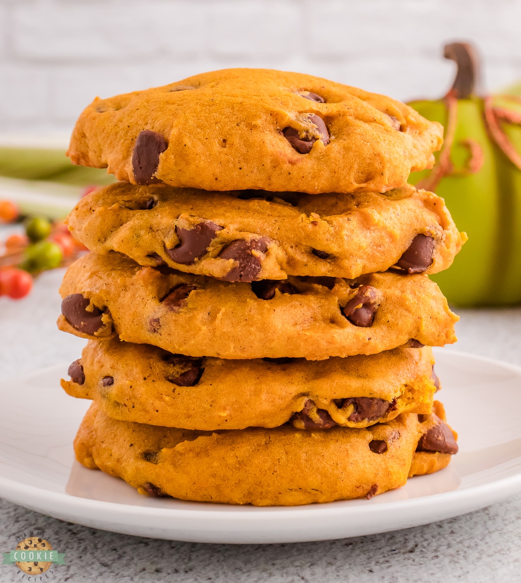 SPICED PUMPKIN CHOCOLATE CHIP COOKIES Family Cookie Recipes