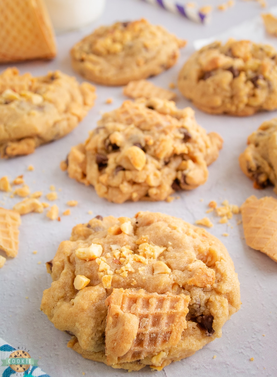 Drumstick Ice Cream Cone Cookies