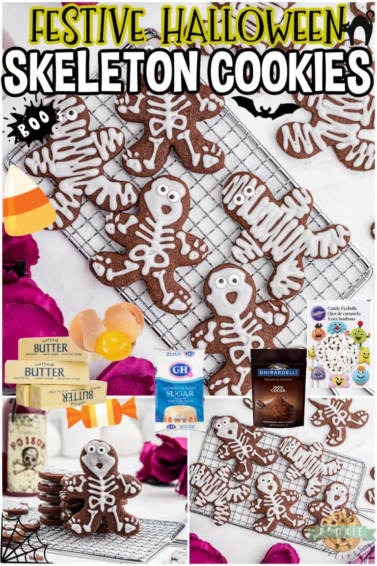 HALLOWEEN SKELETON COOKIES - Family Cookie Recipes