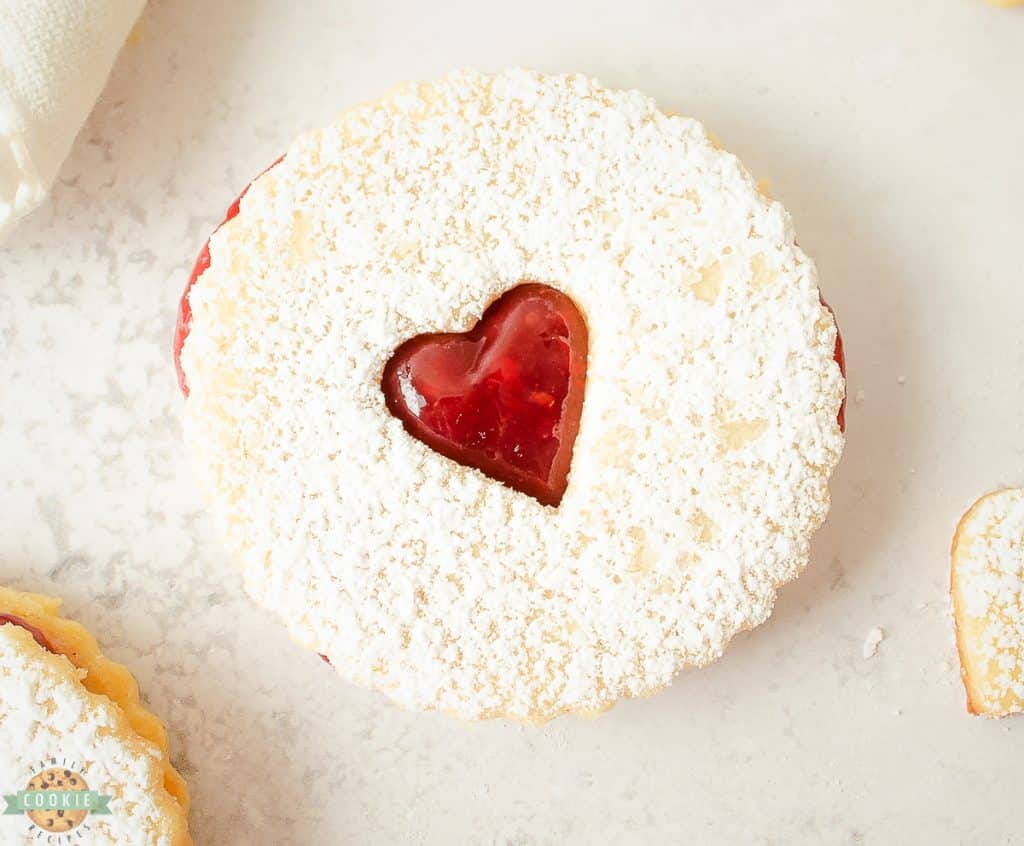 classic Linzer cookies