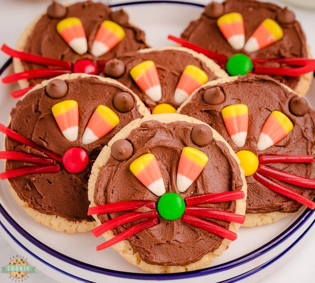 cute Halloween Cat cookies