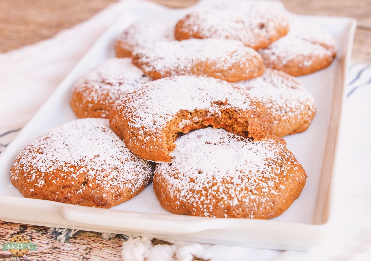 soft pillowy banana cookies with molasses