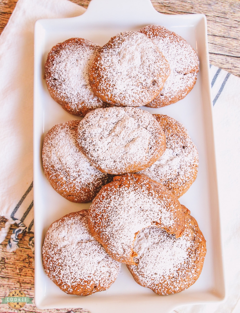 soft banana molasses cookies