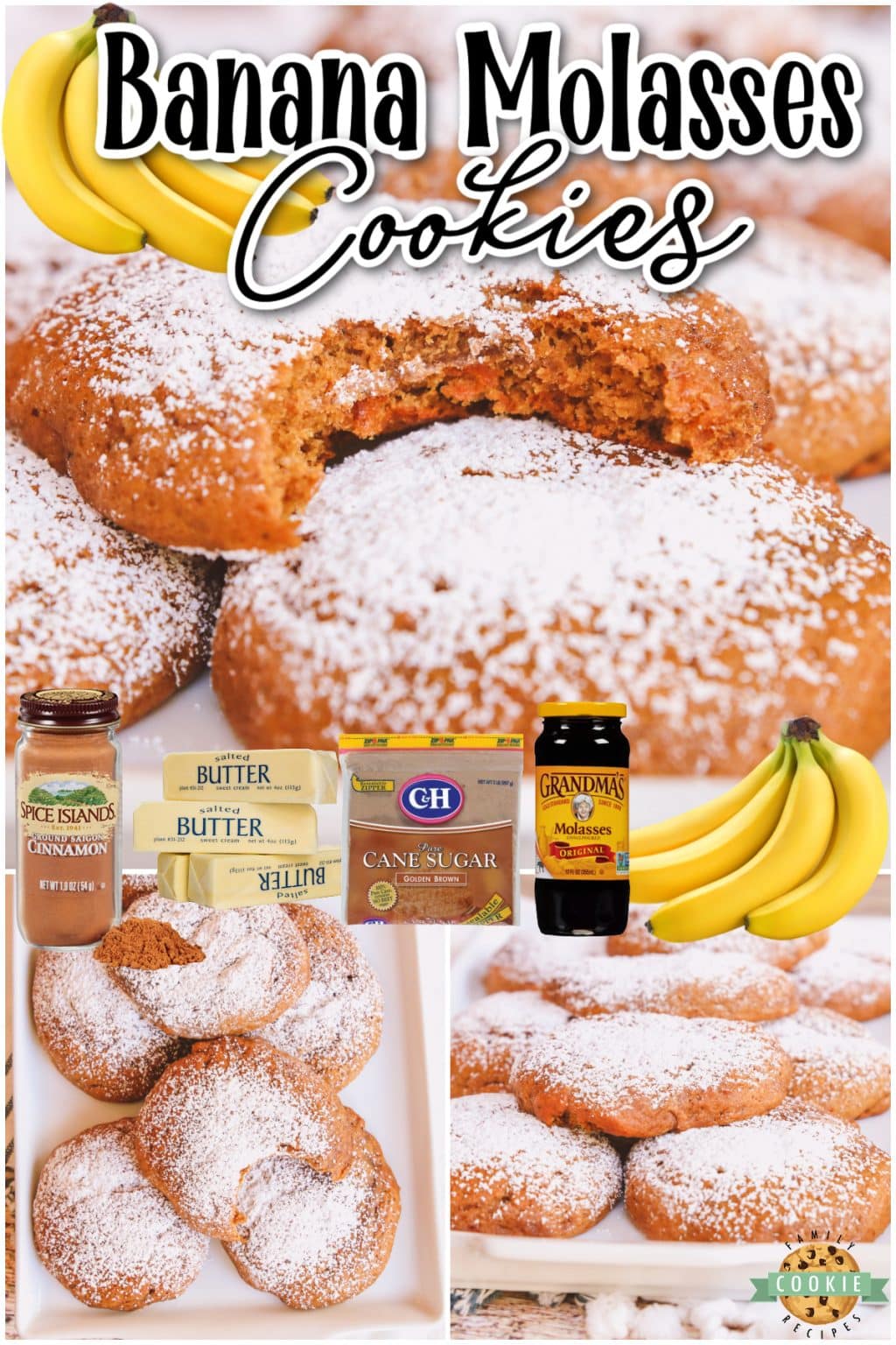 BANANA MOLASSES COOKIES Family Cookie Recipes