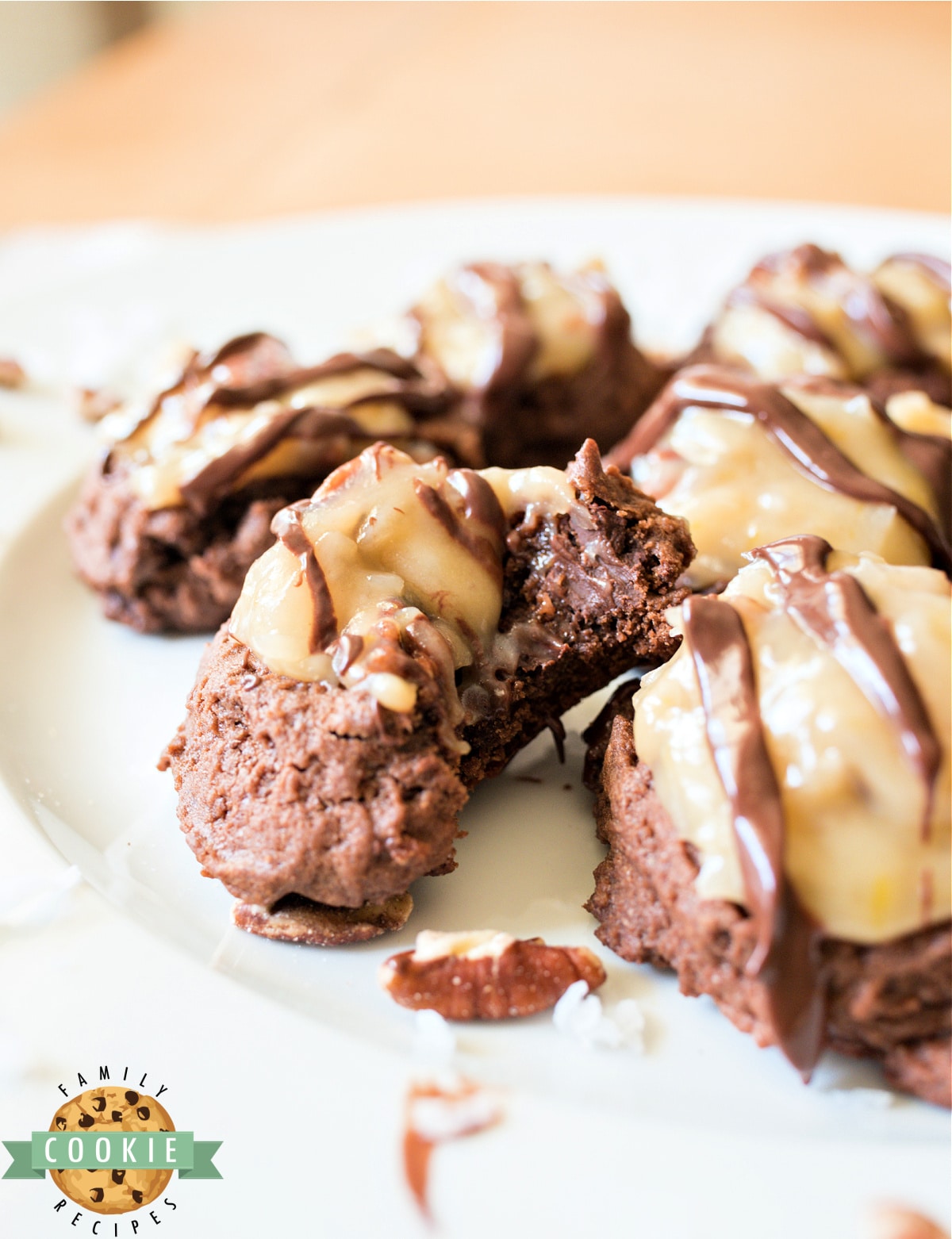 German Chocolate Cookies