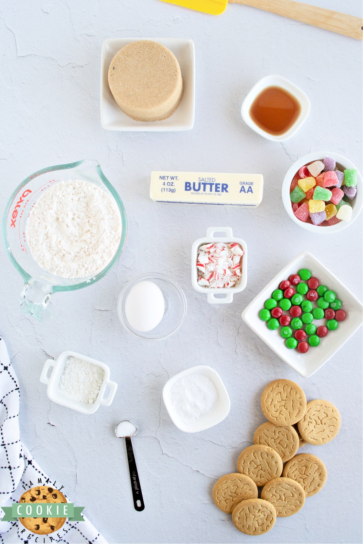 Ingredients in Gingerbread House Cookies