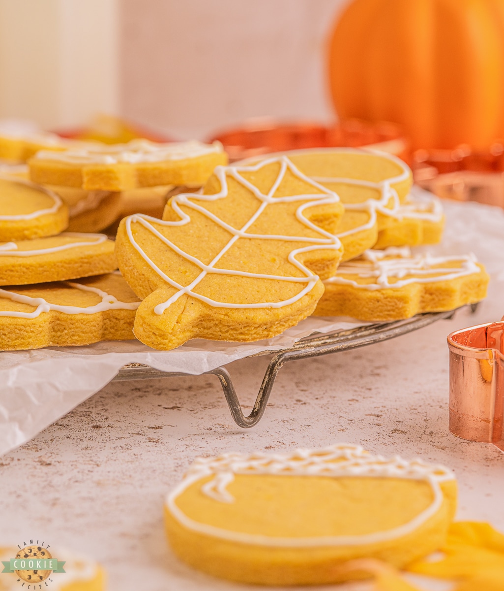 Fall Leaf cookies