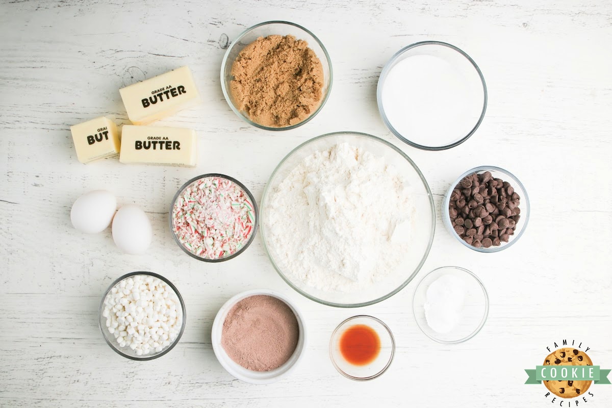 Ingredients in Hot Cocoa Cookies