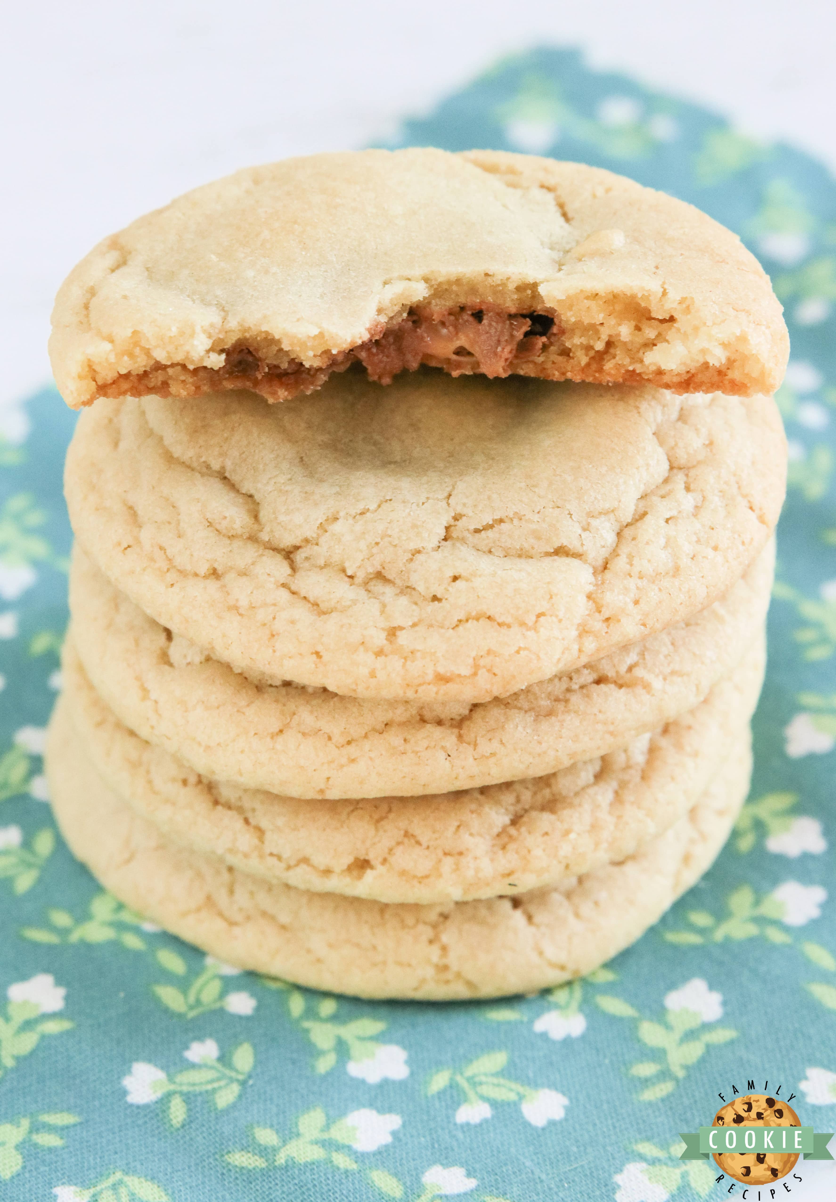 Stuffed Rolo Cookies are soft and chewy, with a melted Rolo candy in the center. Simple cookie recipe that is one of my all-time favorites!