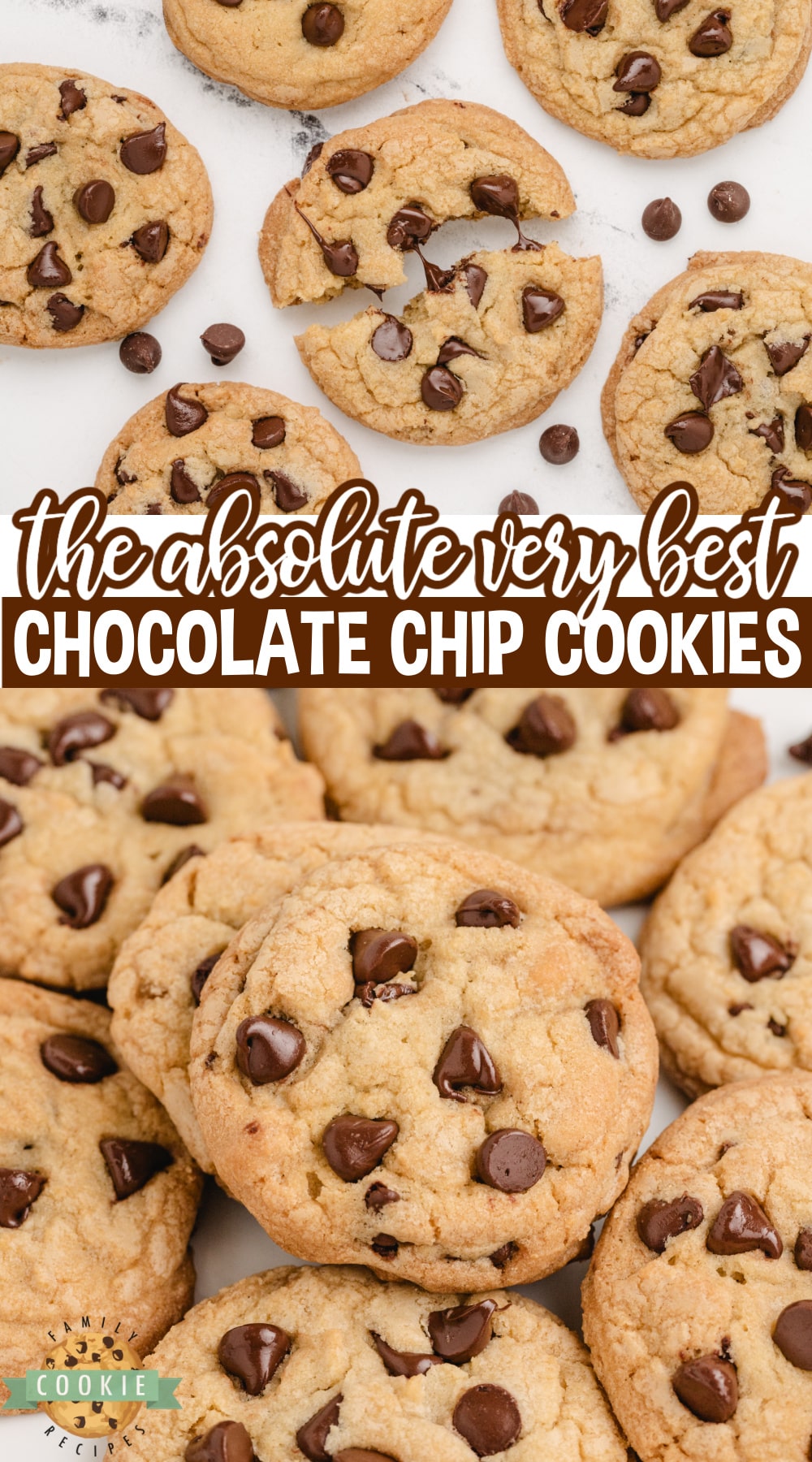 The best Chocolate Chip Cookies are soft, chewy, and easy to make too! After trying dozens of different chocolate chip cookie recipes, I decided that this one is the absolute best!