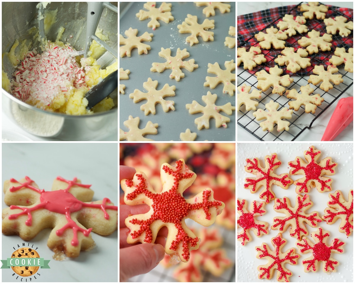 how to make peppermint cut out cookies