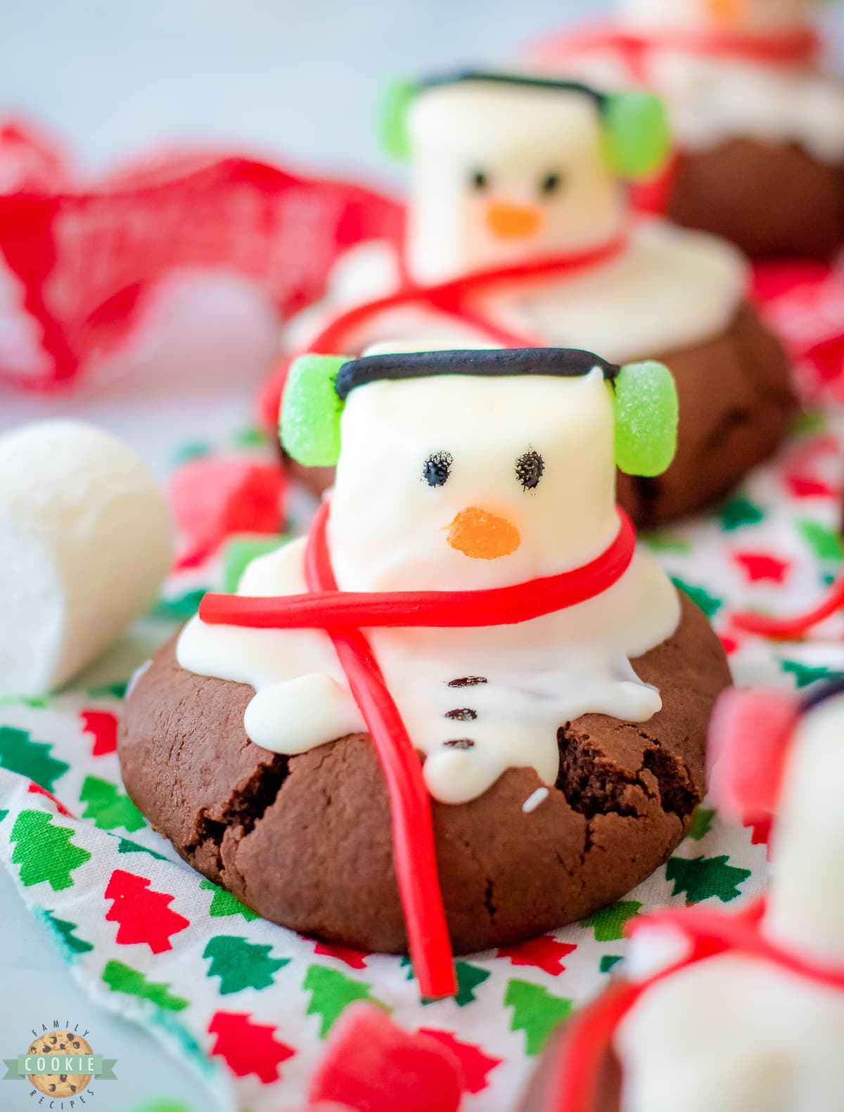 snowman cookies