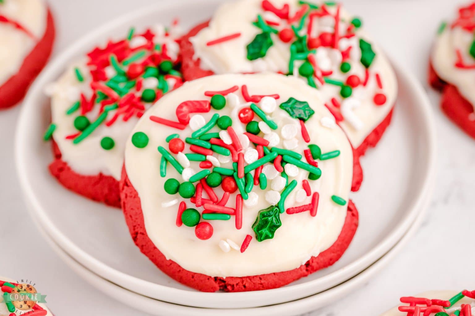 RED VELVET CHRISTMAS COOKIES - Family Cookie Recipes